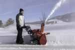 Honda 13HP 32 Inch Two Stage Track Drive Snow Blower - Electric Start - Image 2