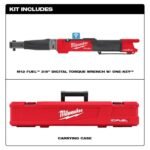 Milwaukee M12 FUEL 3/8inch Digital Torque Wrench with ONE-KEY (Bare Tool) - Image 2