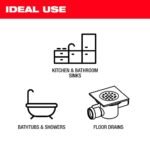 Milwaukee M18 Drum Machine for 3/8-1/2 Cable - Image 3