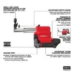 Milwaukee M18 FUEL 1 1/8inch SDS Plus Rotary Hammer ONE-KEY Dust Extractor Kit - Image 9