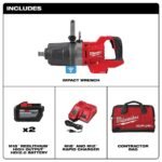 Milwaukee M18 FUEL 1 in. D-Handle High Torque Impact Wrench with ONE-KEY Kit - Image 2