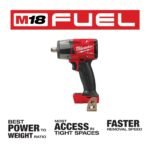 Milwaukee M18 FUEL 1/2 Mid-Torque Impact Wrench with Friction Ring (Bare Tool) - Image 2