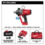 Milwaukee M18 FUEL 1inch High Torque Impact Wrench with ONE-KEY Kit - Image 3