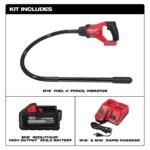 Milwaukee M18 FUEL 4' Concrete Pencil Vibrator Kit - Image 2