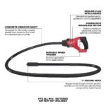 Milwaukee M18 FUEL 8' Concrete Pencil Vibrator (Bare Tool) - Image 7