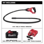 Milwaukee M18 FUEL 8' Concrete Pencil Vibrator Kit - Image 2