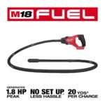 Milwaukee M18 FUEL 8ft Concrete Pencil Vibrator-Reconditioned (Bare Tool) - Image 3