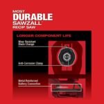 Milwaukee M18 FUEL SAWZALL Reciprocating Saw - 2 Battery XC5.0 Kit - Image 5