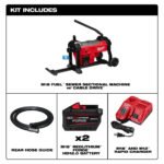 Milwaukee M18 FUEL Sewer Sectional Machine with Cable Drive Kit - Image 2