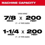 Milwaukee M18 FUEL Sewer Sectional Machine with Cable Drive Kit - Image 4