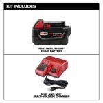 Milwaukee M18 REDLITHIUM XC 5.0Ah Battery and Charger Starter Kit - Image 2
